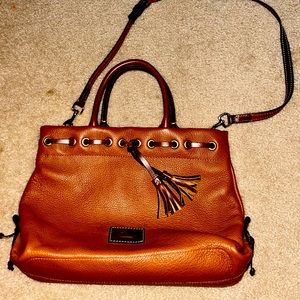 Dooney and Bourke purse. Brown leather. $15